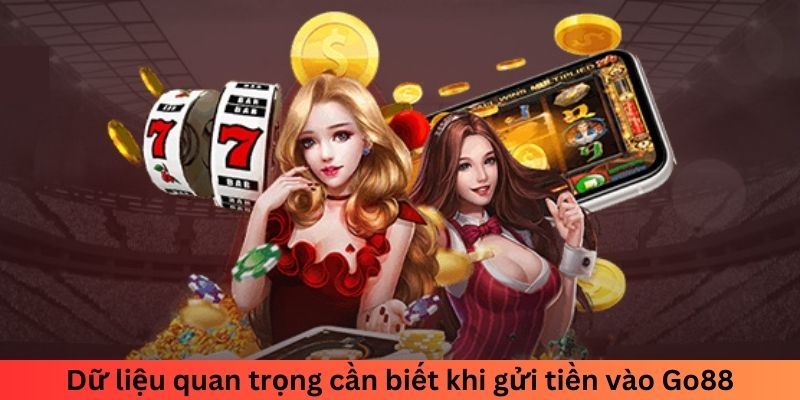 Dữ liệu quan trọng cần biết khi gửi tiền vào Go88